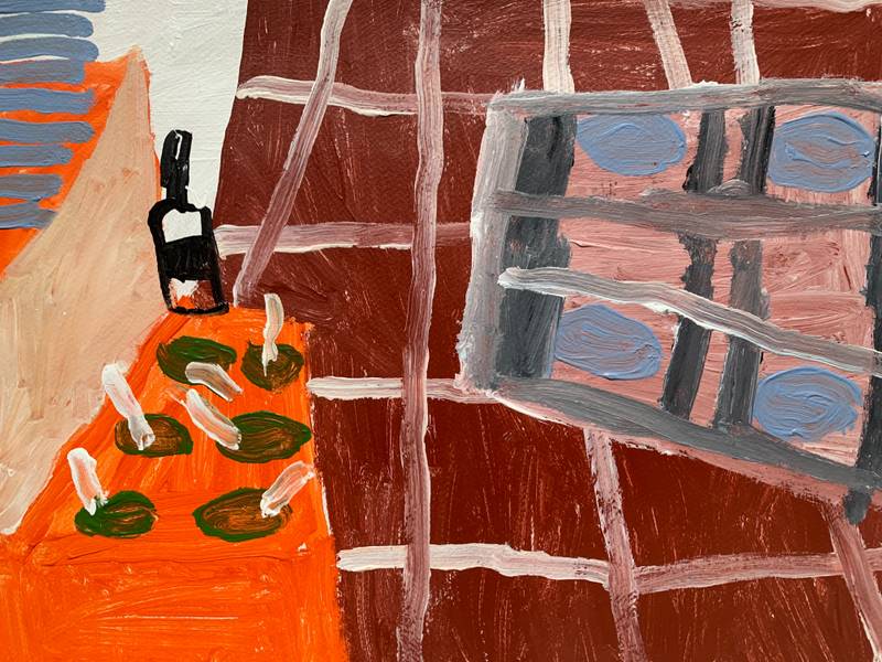 "Asian Restaurant" Unspecified Painting Sara Gonçalves - Subjektiv.art