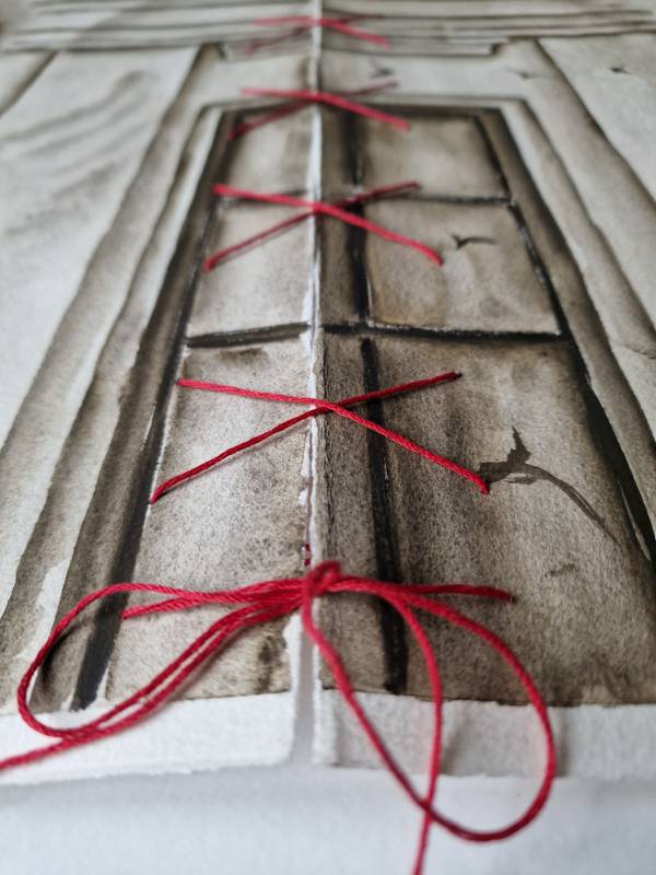 Unite yourself Expressive and gestural Painting Olena Yemelianova - Subjektiv.art