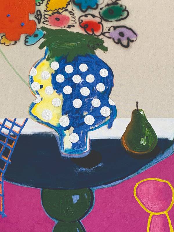 Birne Rübe Omme Collage Painting Bjoern Heyn - Subjektiv.art