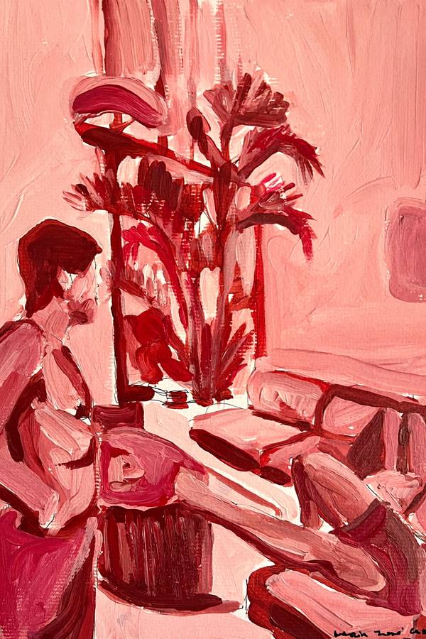 Serie #3 Expressive and gestural Painting MariaJose  Cabral - Subjektiv.art