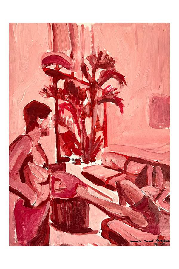 Serie #3 Expressive and gestural Painting MariaJose  Cabral - Subjektiv.art