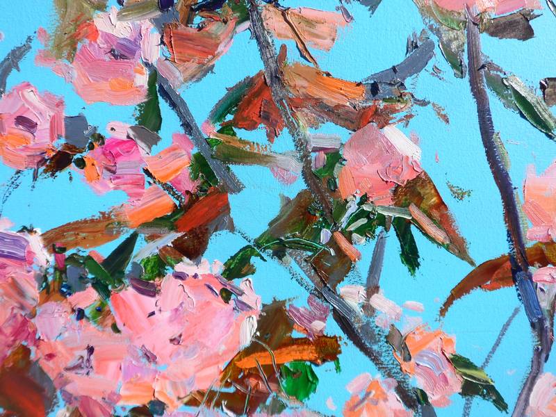 Sakura Impressionistic Painting Yehor Dulin - Subjektiv.art