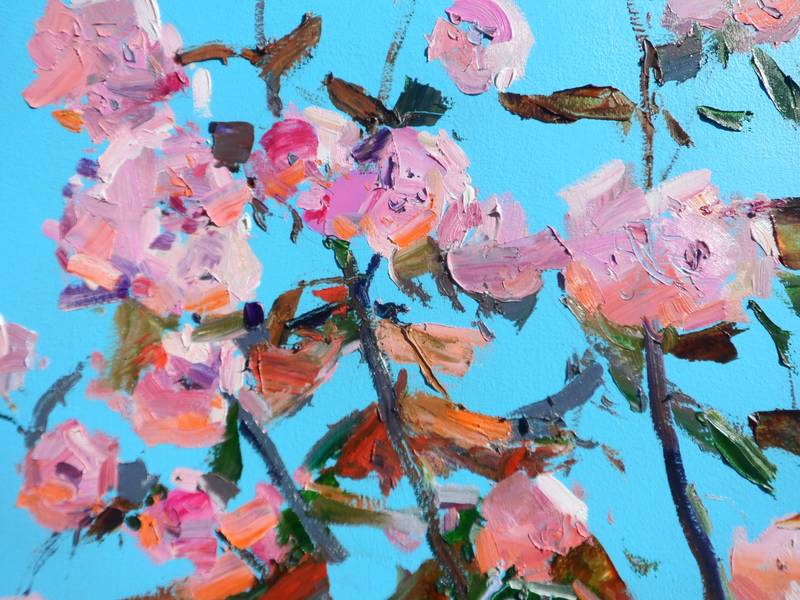Sakura Impressionistic Painting Yehor Dulin - Subjektiv.art