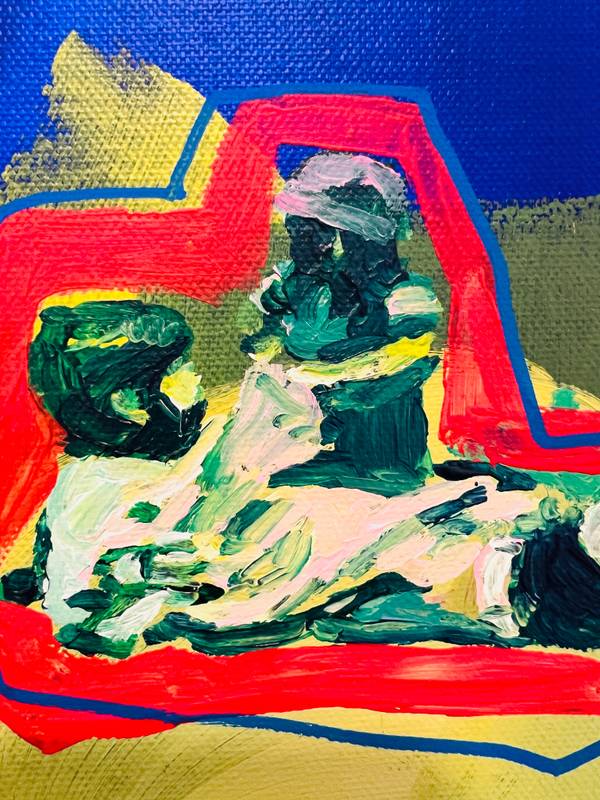 Fatherwood Expressive and gestural Painting MariaJose Cabral - Subjektiv.art
