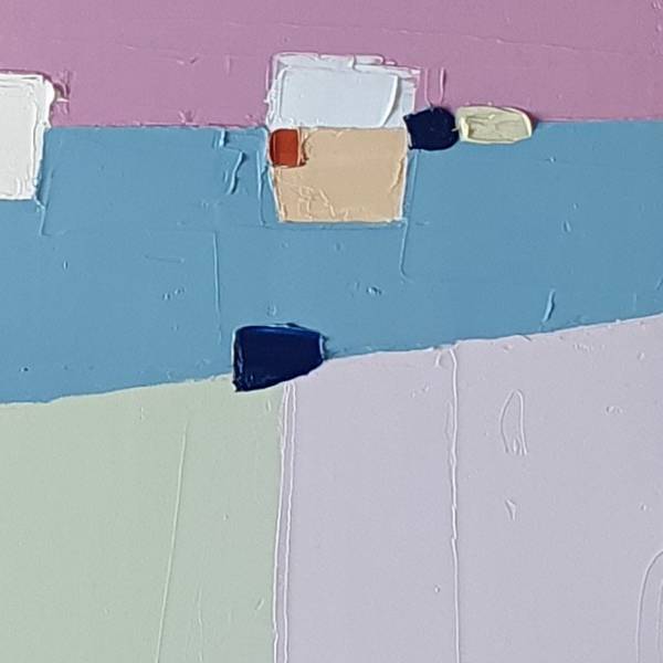 Tendrement Abstract Painting sandrine HIRSON - Subjektiv.art