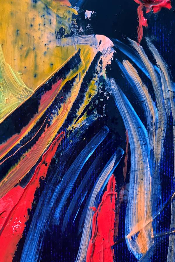 Night flower Fine Art Painting Myroslava Perevalska - Subjektiv.art