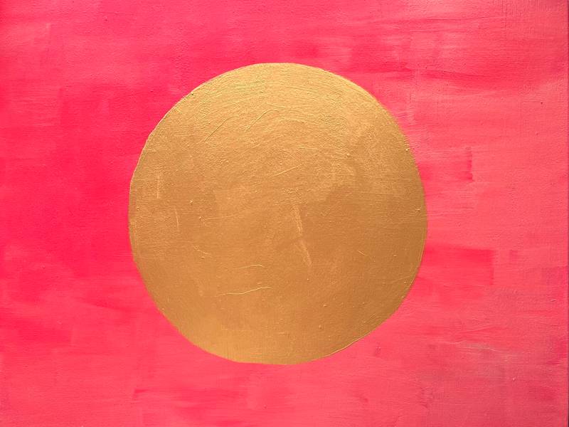 Sun rising Abstract Painting Daryna Shevchenko - Subjektiv.art