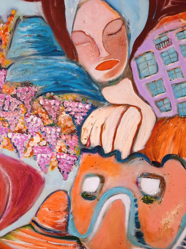 Fado Abstract Painting Sandra Mateus Henriques - Subjektiv.art