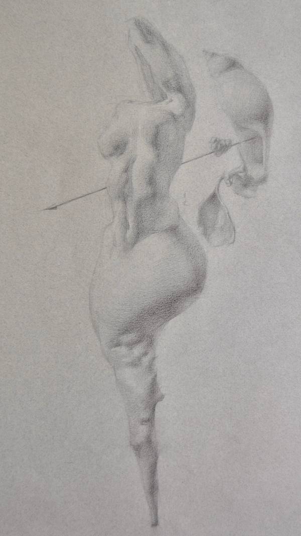"Disconnection Loop", 2025 Surrealistic Drawing Yuliia Holub - Subjektiv.art