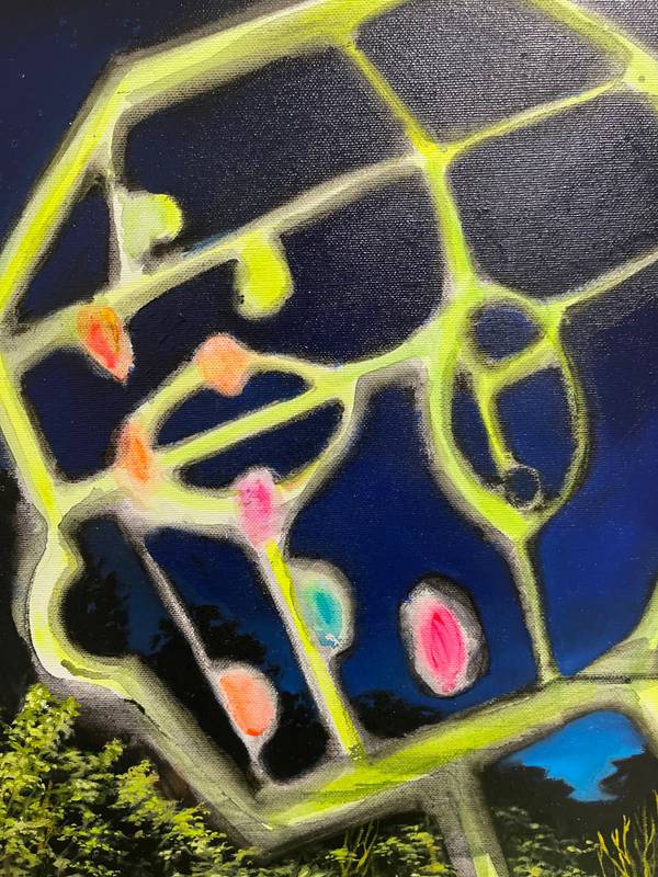 Summer nights were sweet and cruel Pop art Painting Karolina Koblen - Subjektiv.art