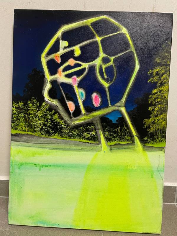 Summer nights were sweet and cruel Pop art Painting Karolina Koblen - Subjektiv.art