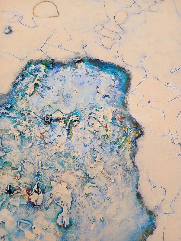 Revelação Abstract Painting Sandra Mateus Henriques - Subjektiv.art