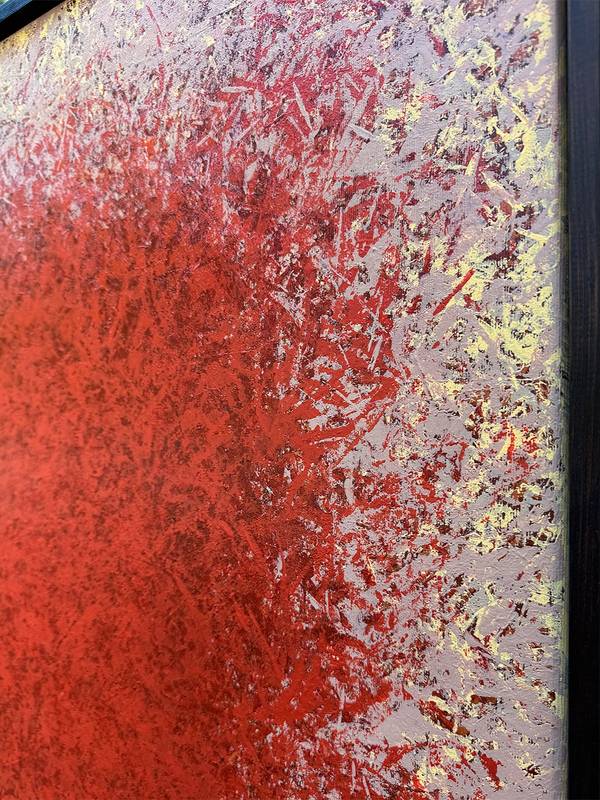 “Red Silence” Modern Painting Volodymyr Mamchur - Subjektiv.art