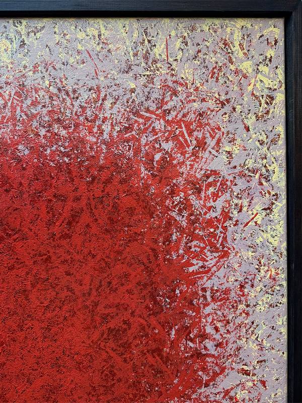 “Red Silence” Modern Painting Volodymyr Mamchur - Subjektiv.art
