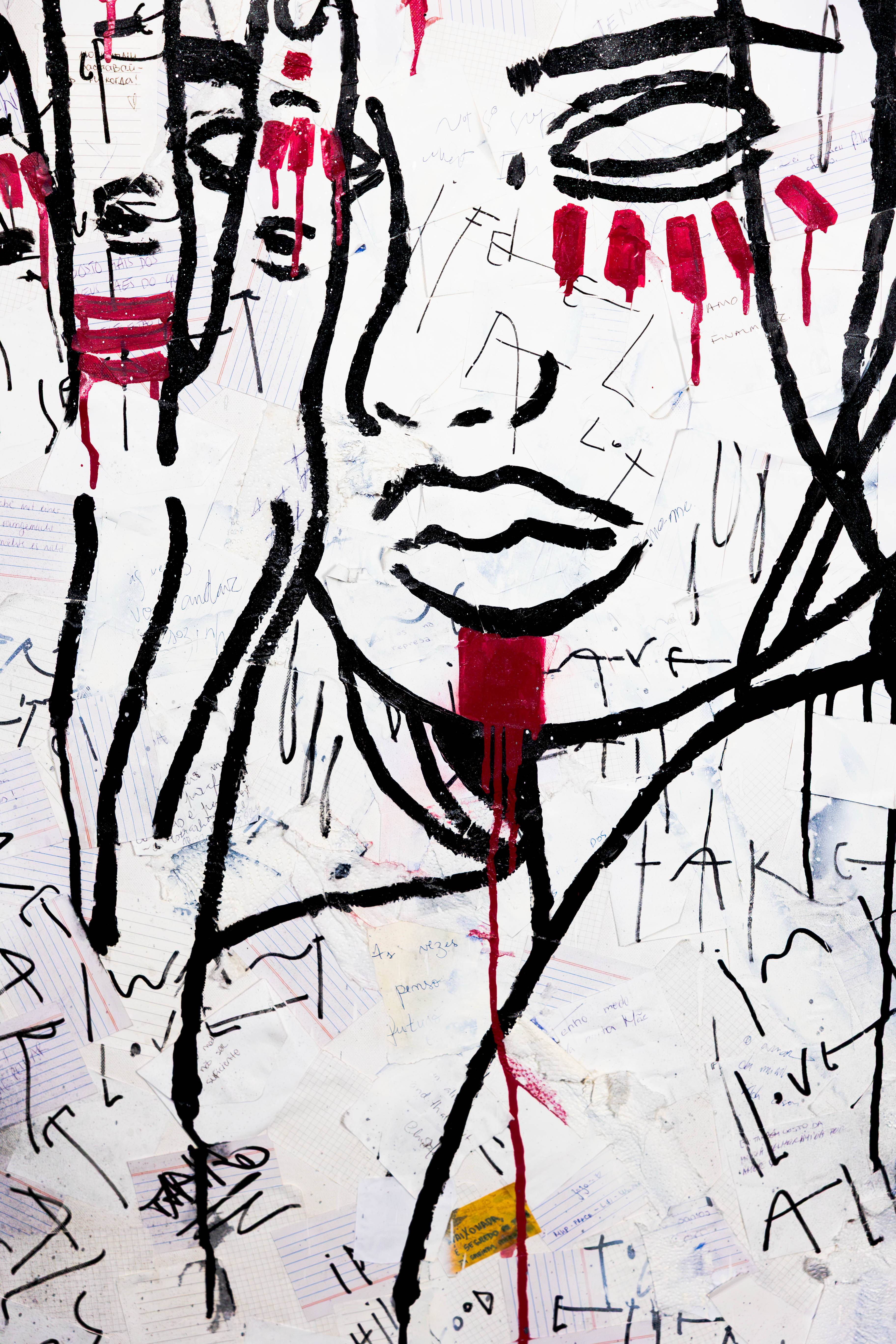 Oneness Modern Mixed media Elisa Rezende - Subjektiv.art