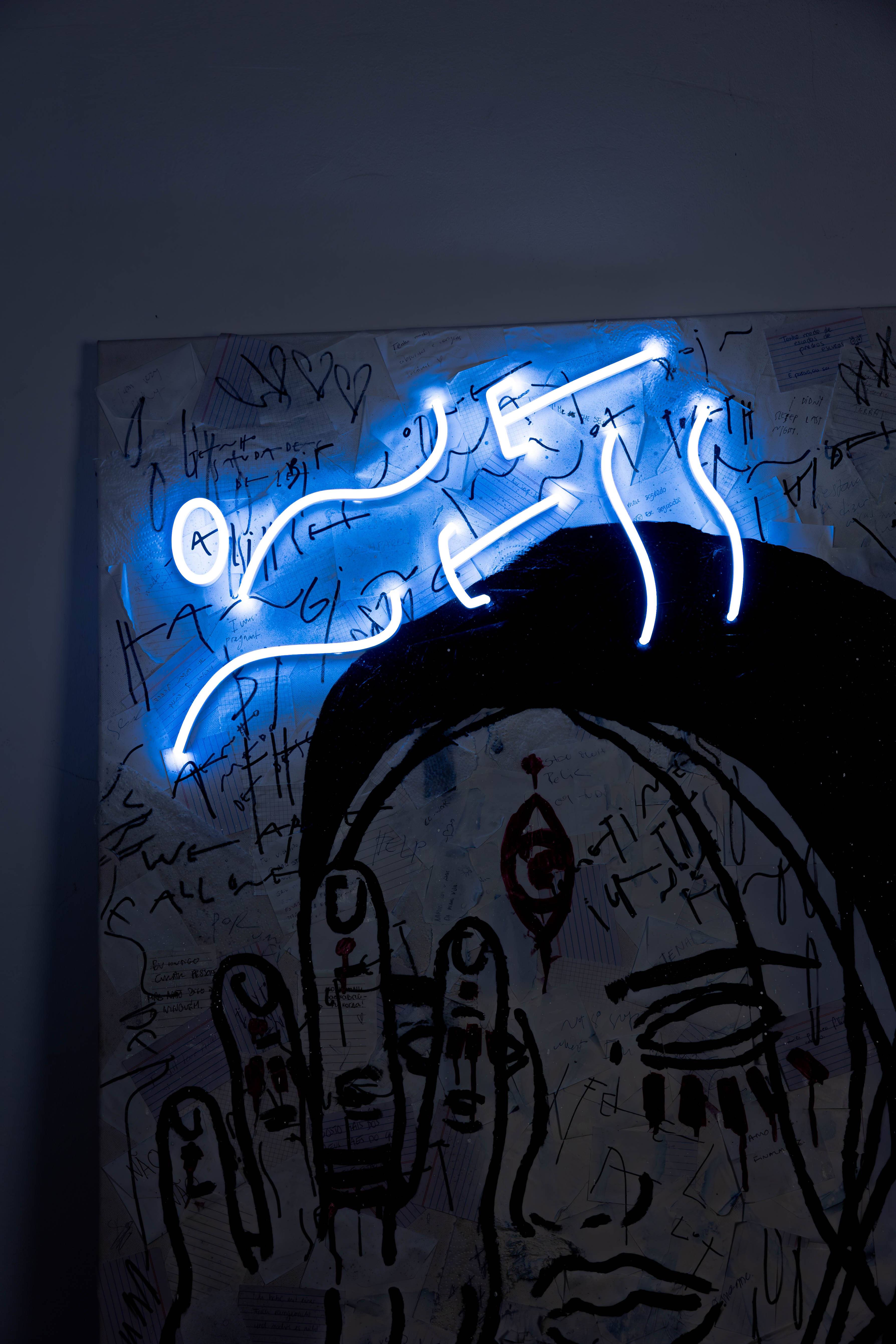 Oneness Modern Mixed media Elisa Rezende - Subjektiv.art