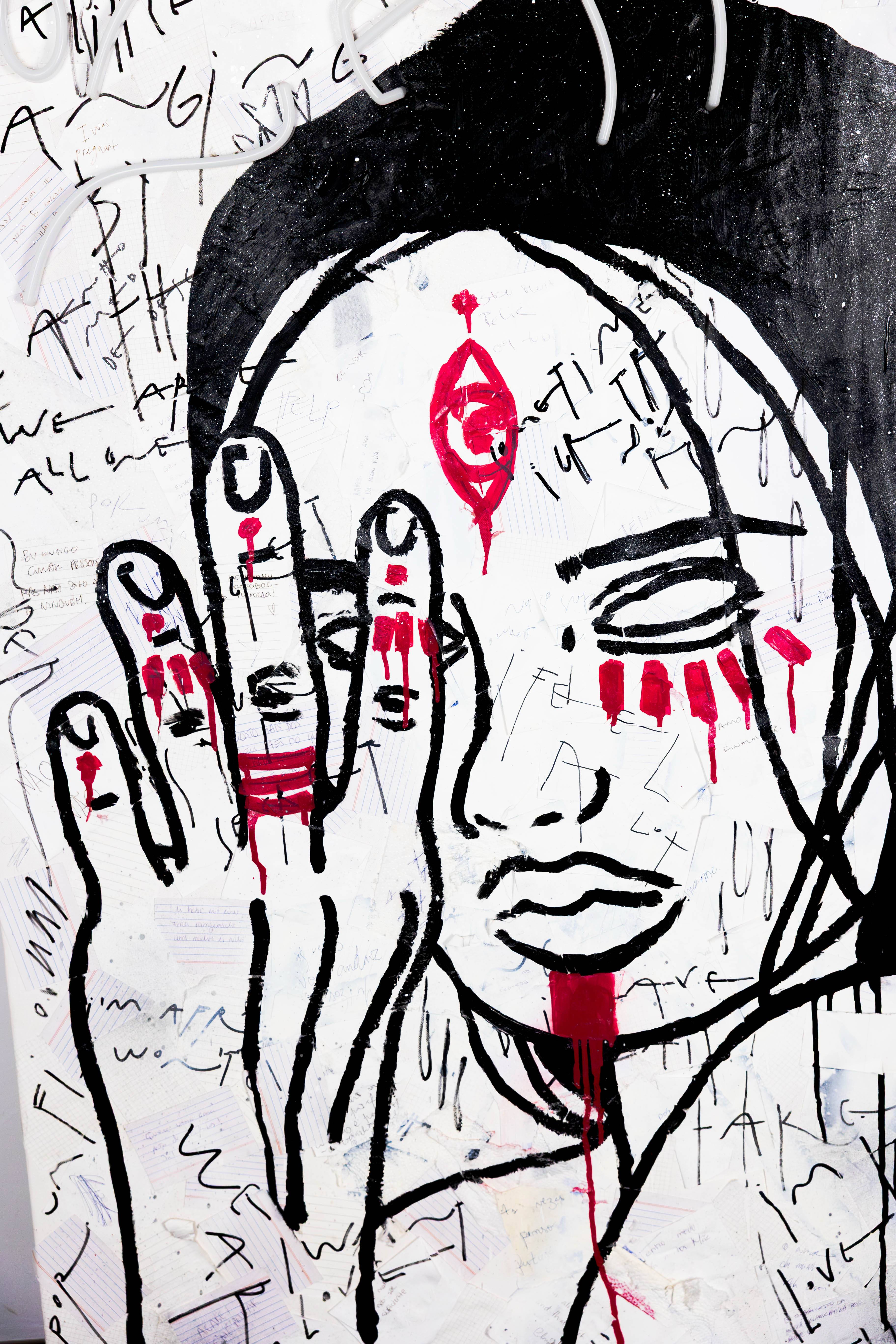 Oneness Modern Mixed media Elisa Rezende - Subjektiv.art