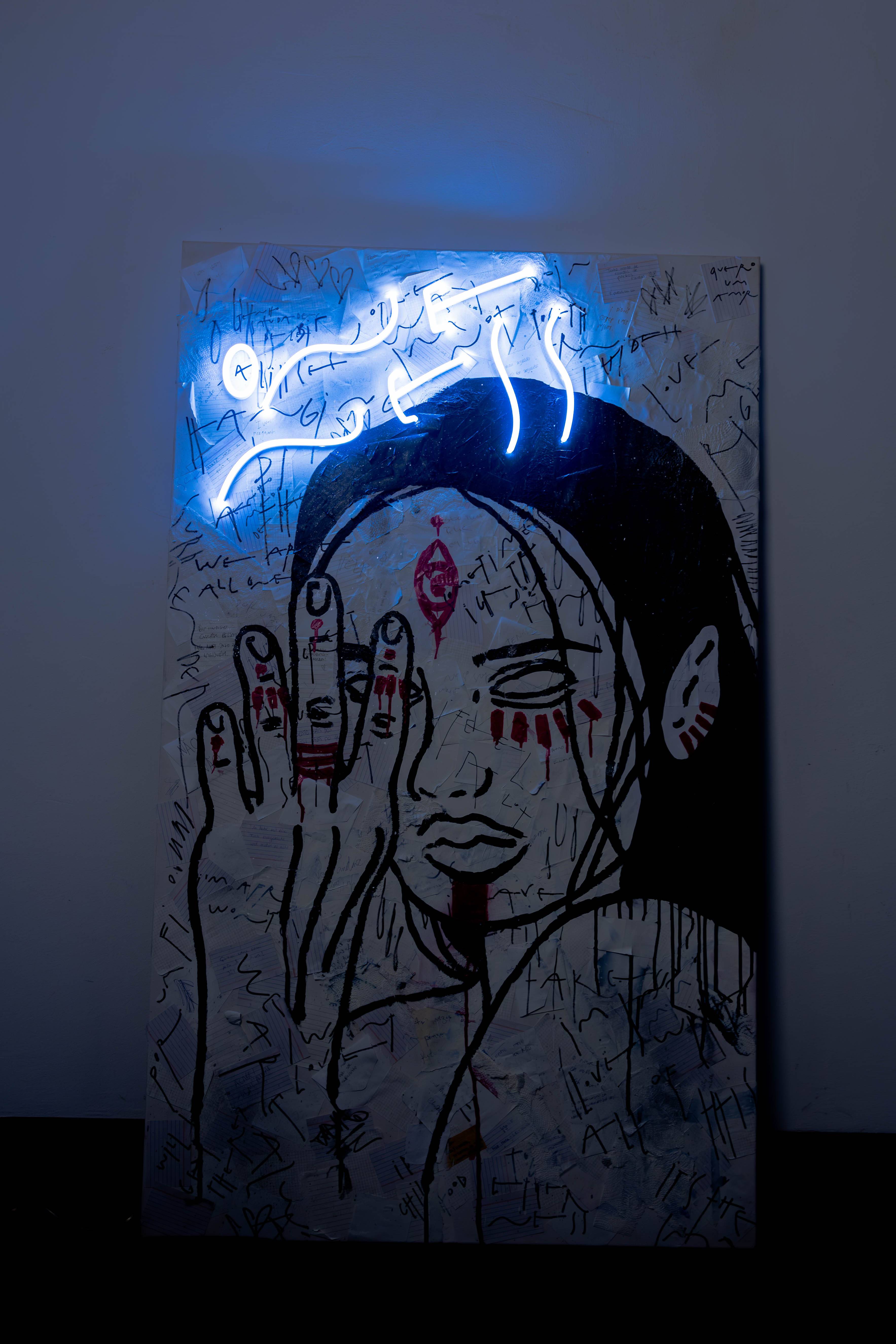 Oneness Modern Mixed media Elisa Rezende - Subjektiv.art