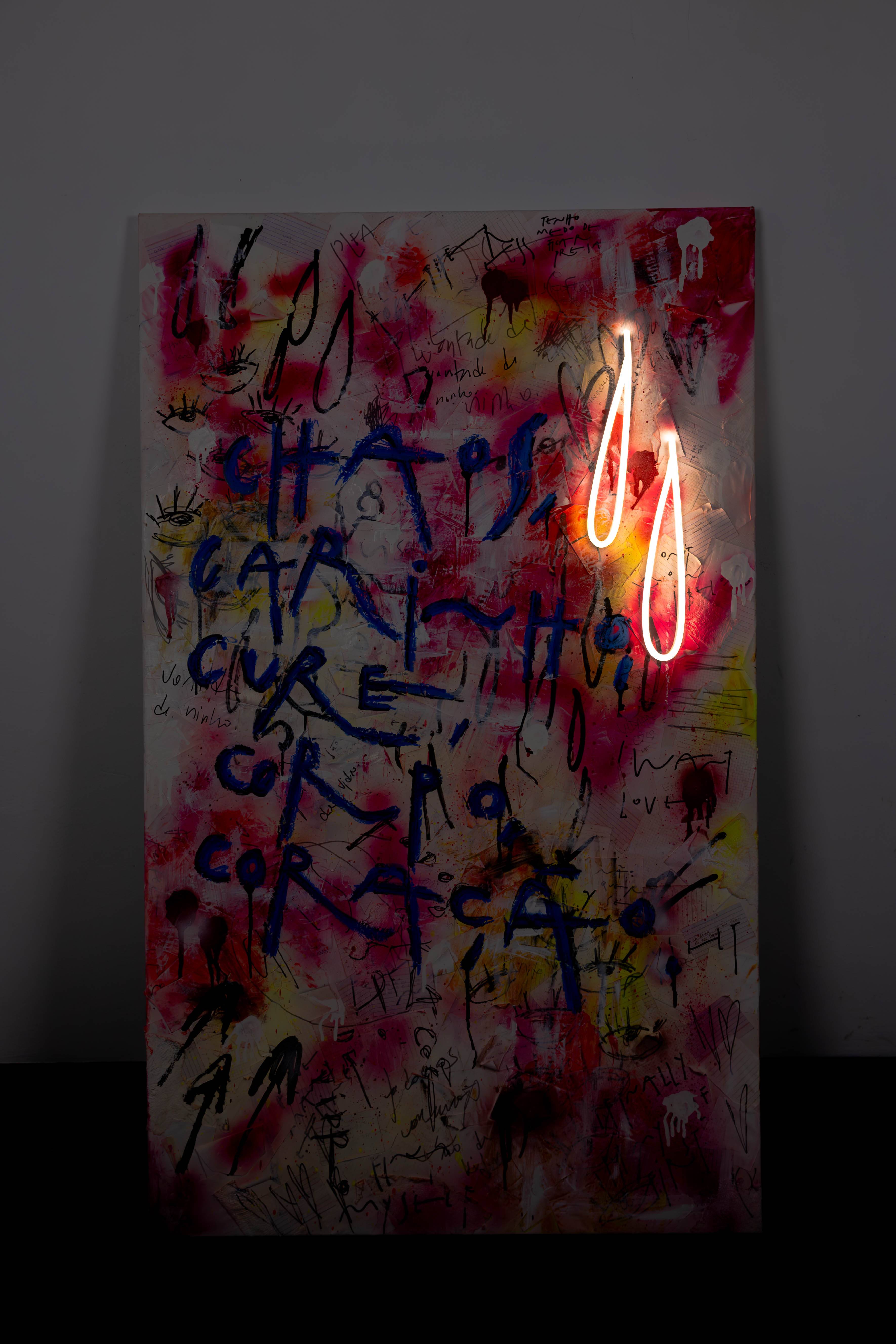 The C Word Modern Mixed media Elisa Rezende - Subjektiv.art