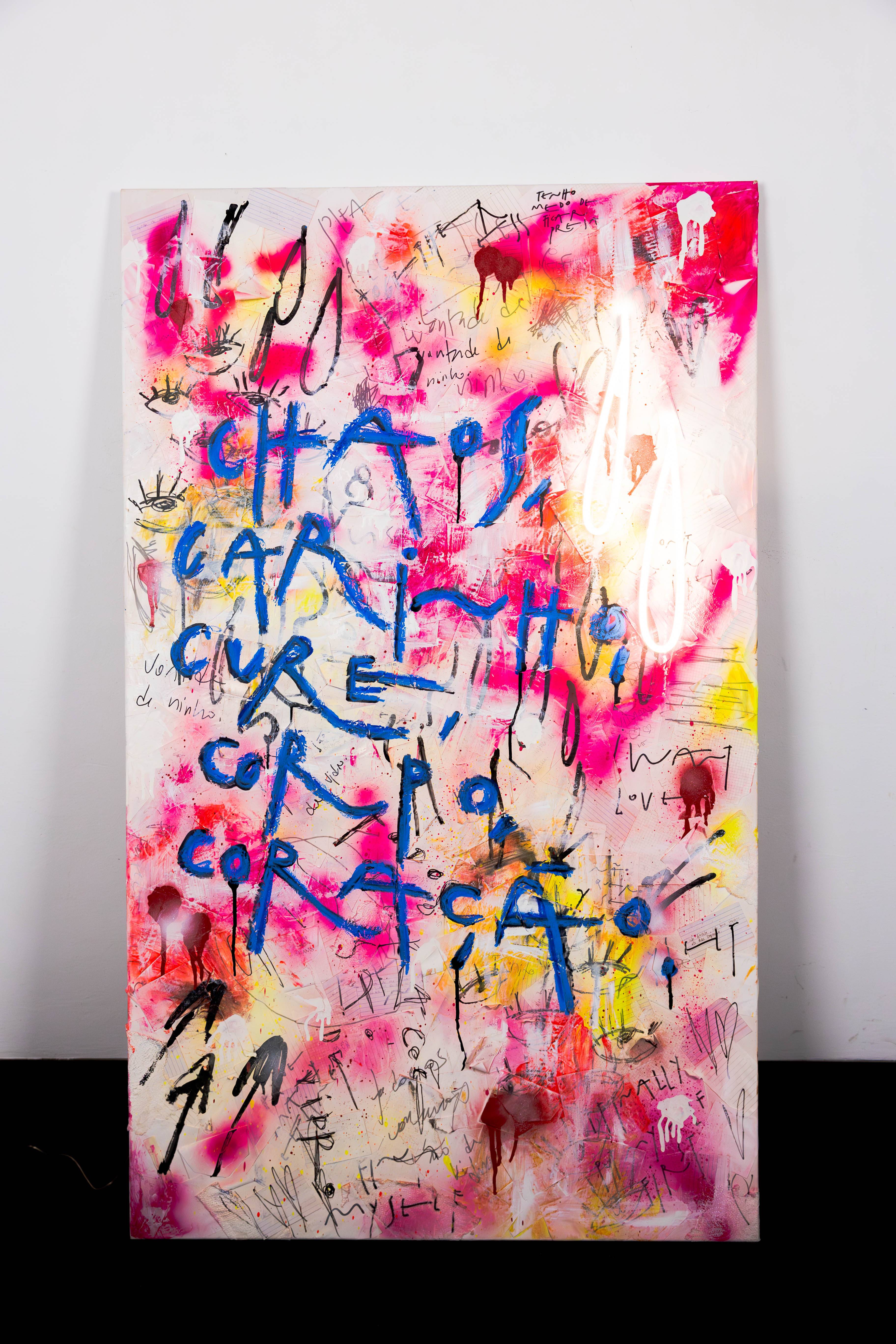 The C Word Modern Mixed media Elisa Rezende - Subjektiv.art