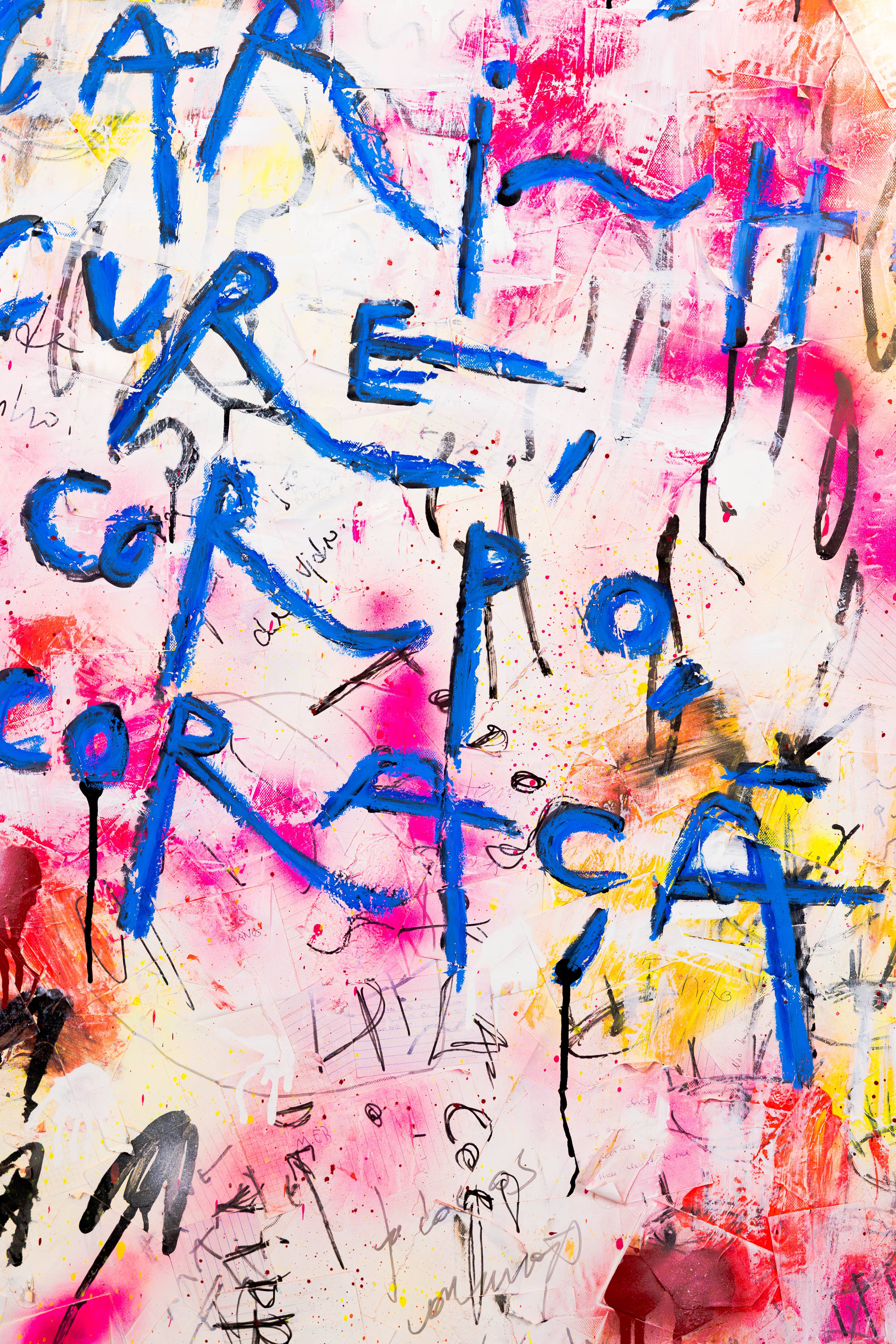 The C Word Modern Mixed media Elisa Rezende - Subjektiv.art