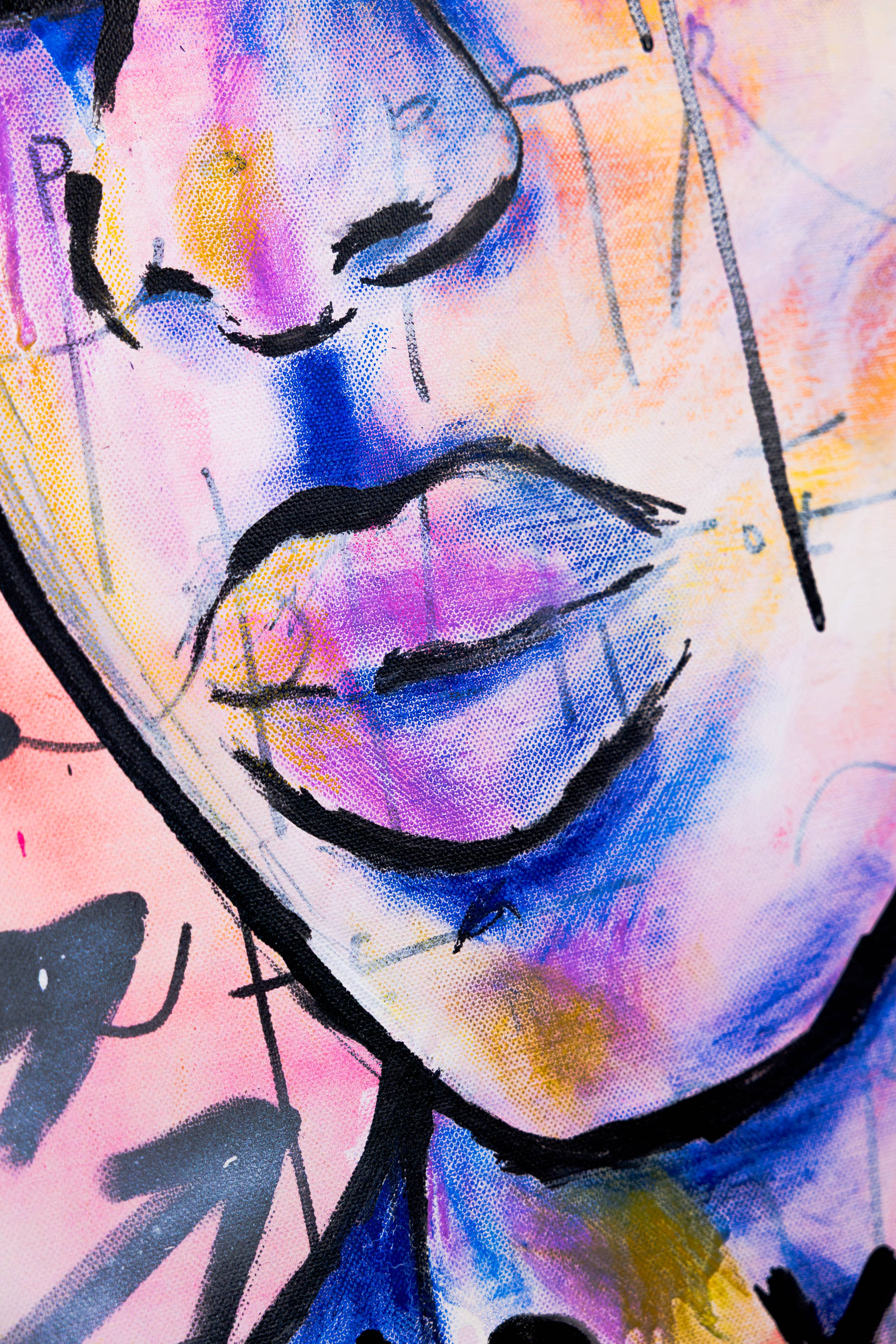 Coração É Arma De Arremesso Modern Painting Elisa Rezende - Subjektiv.art