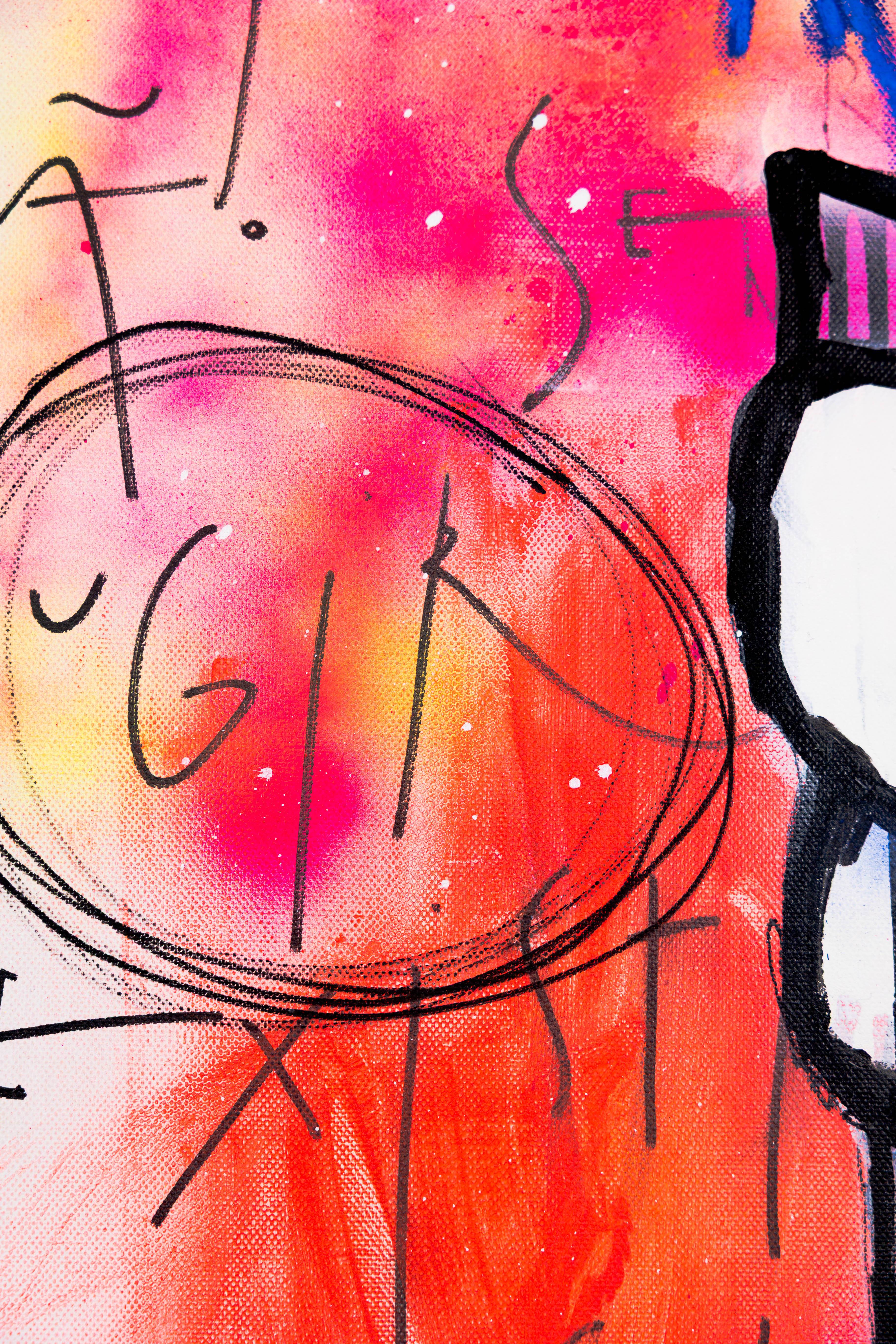 Coração É Arma De Arremesso Modern Painting Elisa Rezende - Subjektiv.art