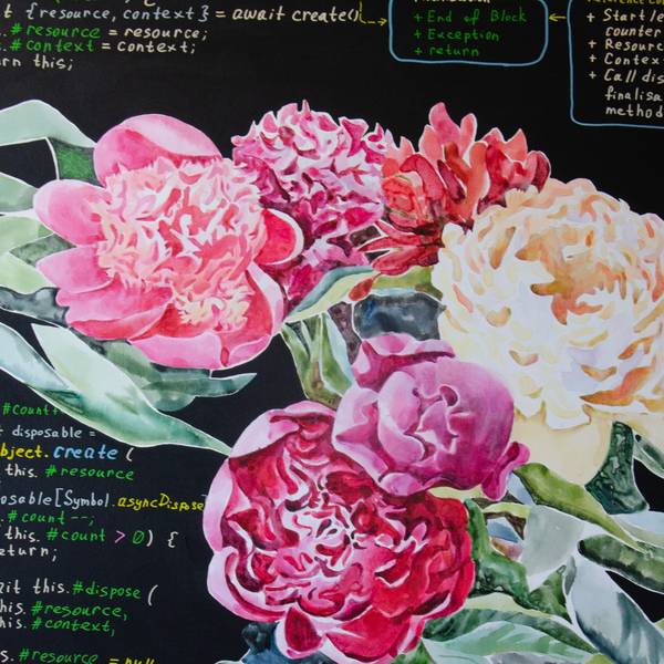 «Disposable» Fine Art Painting Elmira Shemsedinova - Subjektiv.art