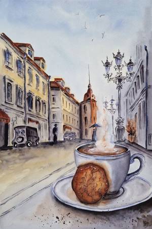 Morning aroma of the old city - Subjektiv.art