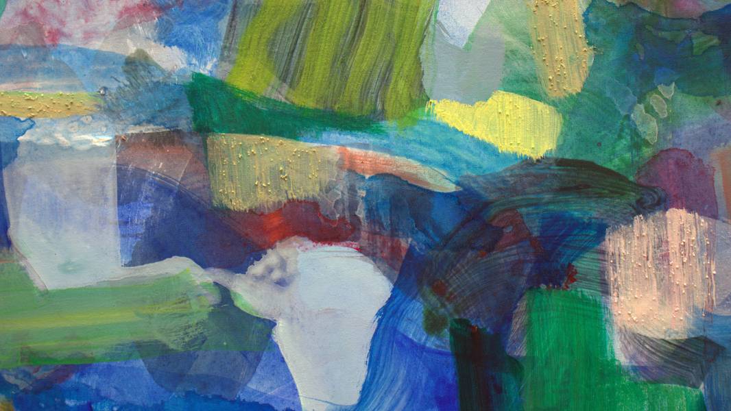  Chapelle, perdue dans le paysage délavé de pluie, je ne voyais plus que toi. Tu avais l’éclat d’une pierre précieuse comme le jaspe cristallin.  Fine Art Painting francois page - Subjektiv.art