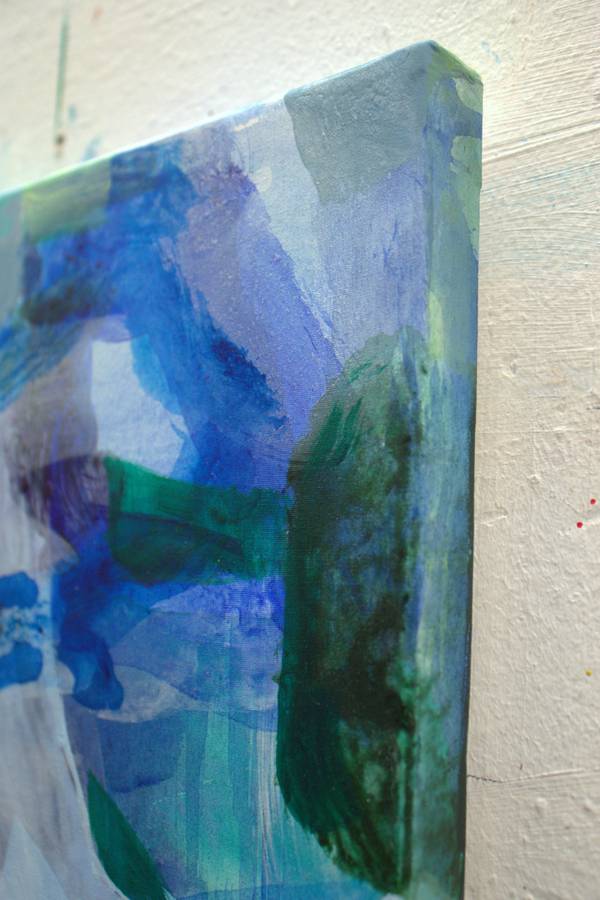  Chapelle, perdue dans le paysage délavé de pluie, je ne voyais plus que toi. Tu avais l’éclat d’une pierre précieuse comme le jaspe cristallin.  Fine Art Painting francois page - Subjektiv.art