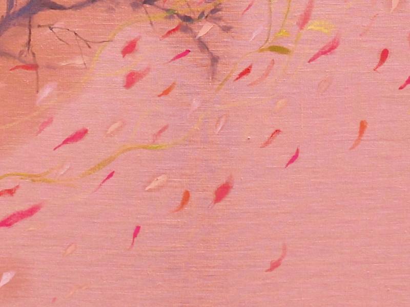 Dois anónimos ovários I // Two anonymous ovaries I Abstract Painting sofia martins - Subjektiv.art