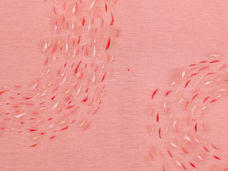 Dois anónimos ovários II // Two anonymous ovaries II Abstract Painting sofia martins - Subjektiv.art