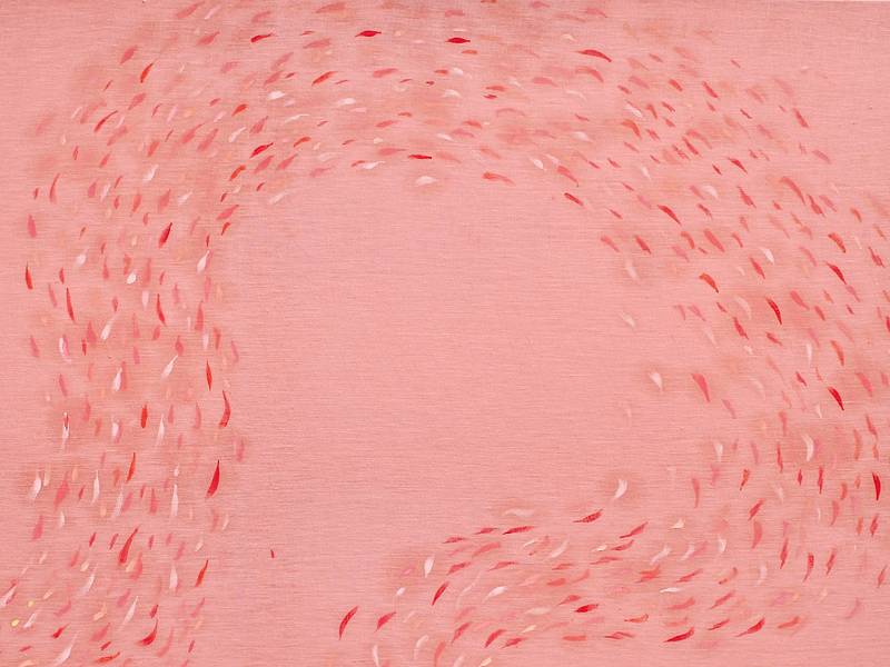 Dois anónimos ovários II // Two anonymous ovaries II Abstract Painting sofia martins - Subjektiv.art