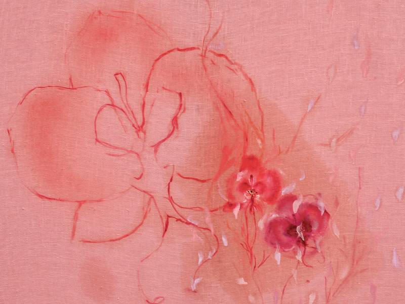 falta apenas o golpe da graça // only the blow of grace remains Organic Painting sofia martins - Subjektiv.art