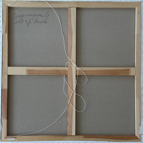 White square  Impressionistic Painting Viktoria  Vladimirska  - Subjektiv.art