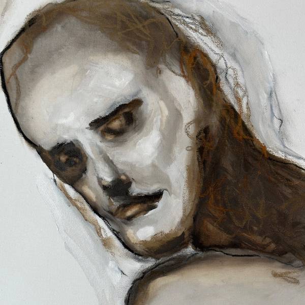 White square  Impressionistic Painting Viktoria  Vladimirska  - Subjektiv.art