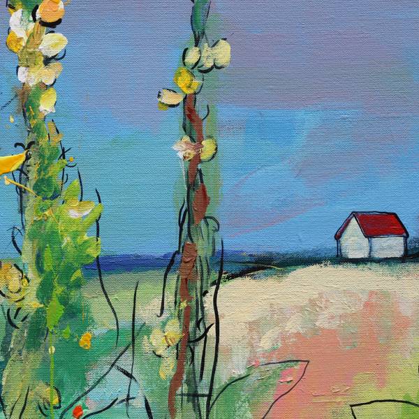 Verbascum  Impressionistic Painting Artem Andreichuk - Subjektiv.art