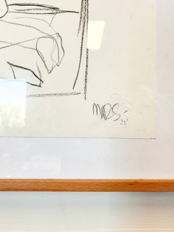 Room scene I Fine Art Drawing Maria R Saunders - Subjektiv.art