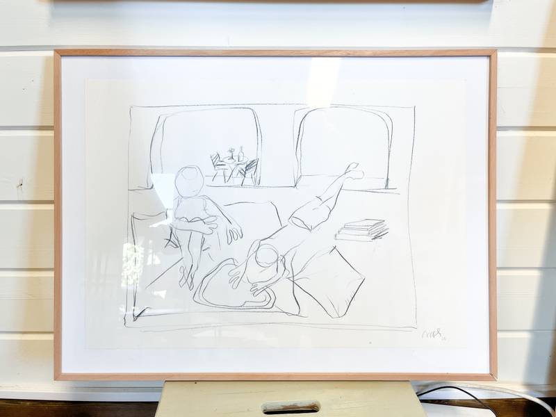 Room scene II Fine Art Drawing Maria R Saunders - Subjektiv.art