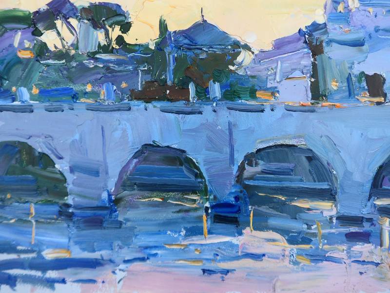 "st. peter's basilica" Impressionistic Painting Yehor Dulin - Subjektiv.art