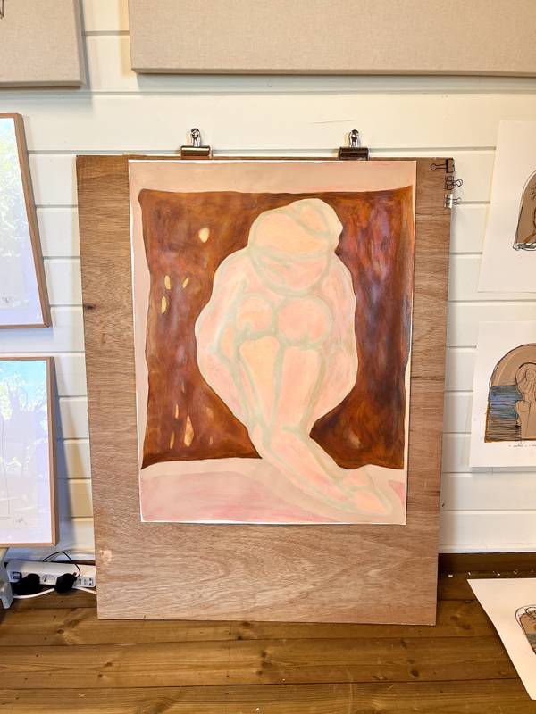 Resting in the Shadow Fine Art Painting Maria R Saunders - Subjektiv.art