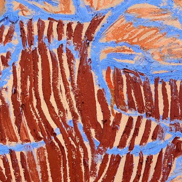 Manto Sobre Mulher e Filho (Cloak Over Woman and Child) Fine Art Painting Maria R Saunders - Subjektiv.art