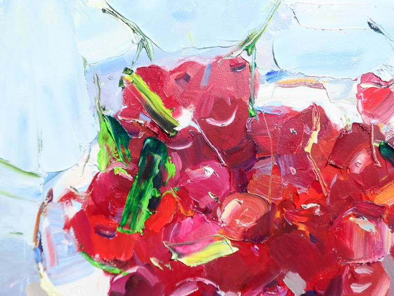 Cherry Fine Art Painting Yehor Dulin - Subjektiv.art