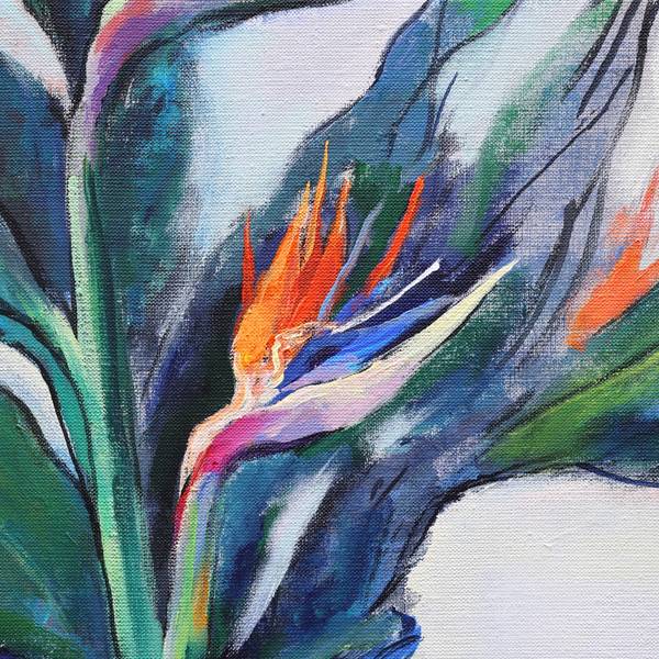Strelitzia  Impressionistic Painting Artem Andreichuk - Subjektiv.art