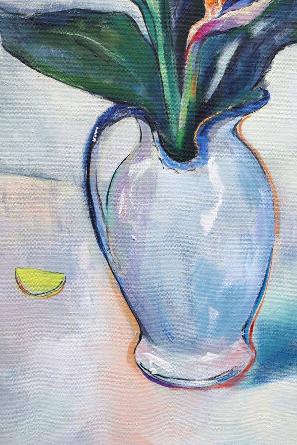 Strelitzia  Impressionistic Painting Artem Andreichuk - Subjektiv.art