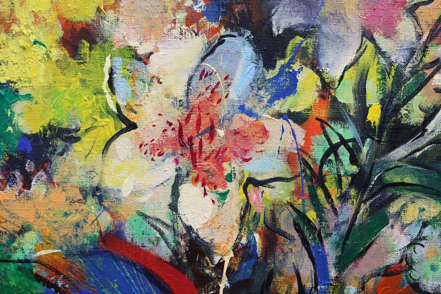 Bouquet  of flowers Impressionistic Painting Artem Andreichuk - Subjektiv.art