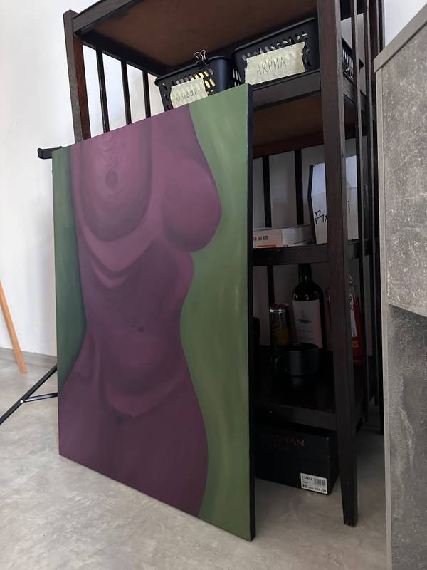 Fragment 2 Naive Painting Daria Butriashkina - Subjektiv.art