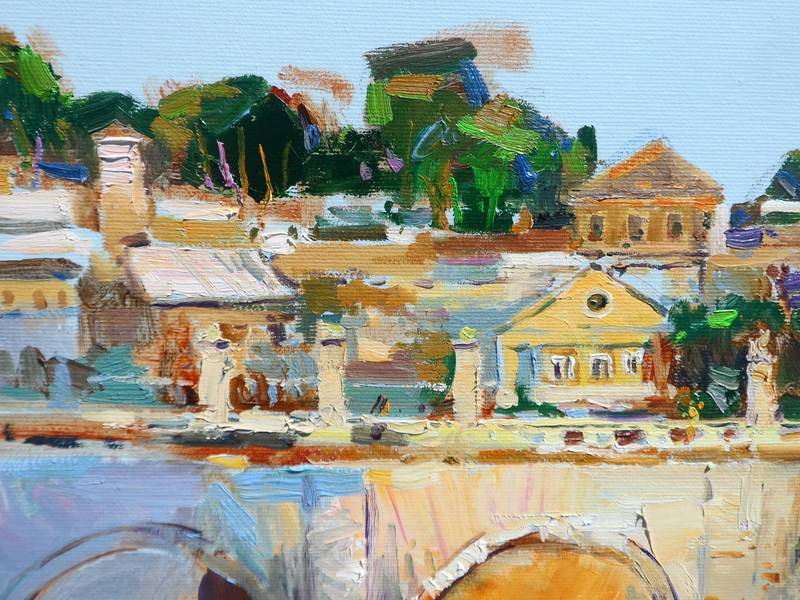 St. Peter's basilica Impressionistic Painting Yehor Dulin - Subjektiv.art