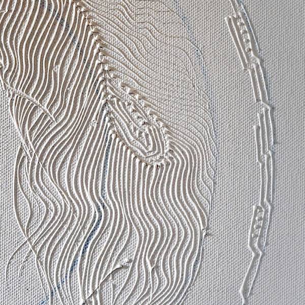 Purity Abstract Painting Natalia Revoniuk - Subjektiv.art